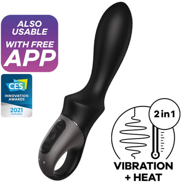 Vibratore anale riscaldante Heat Climax con app e vibrazioni intense